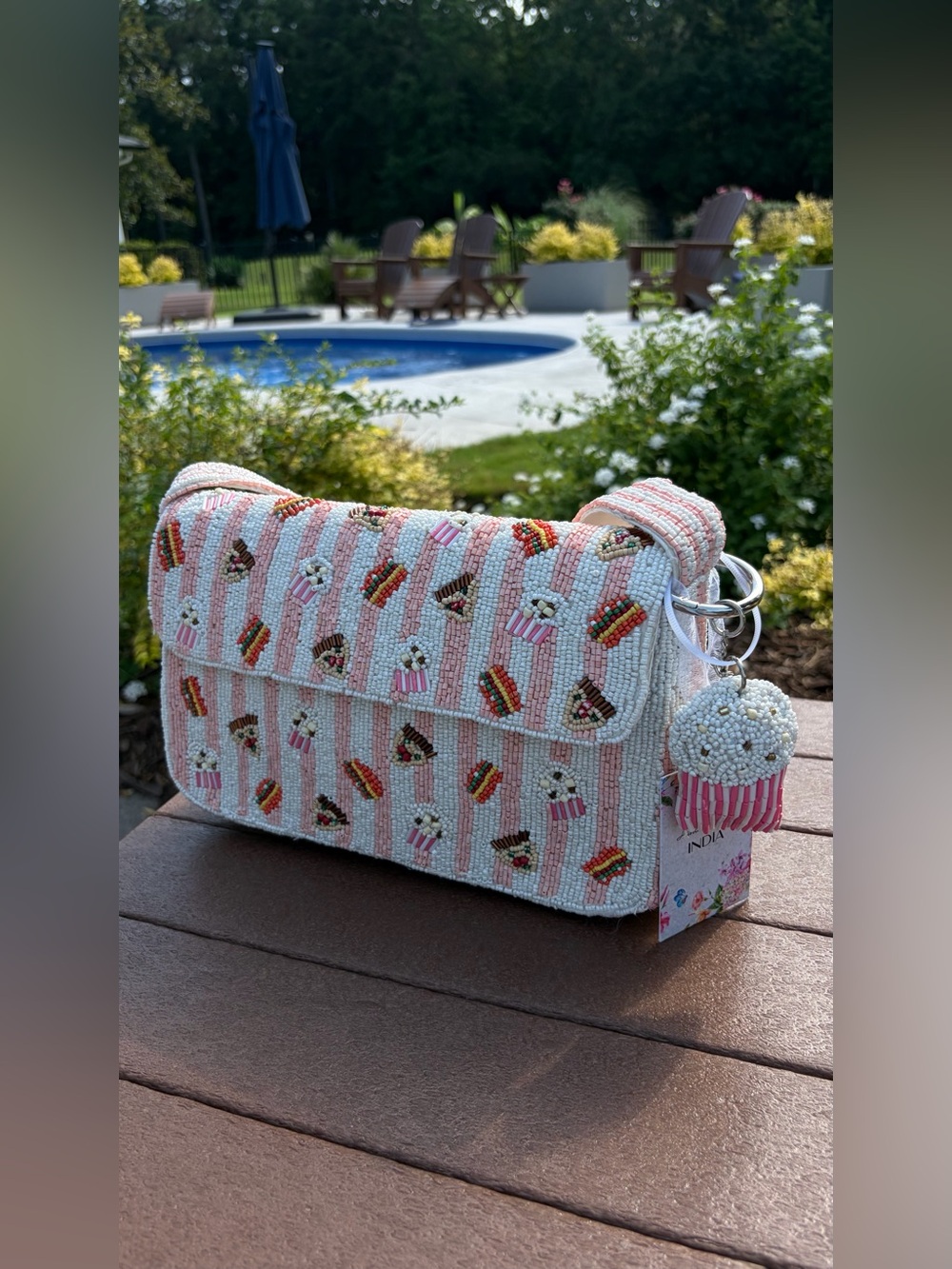 VIRAL BEADED BAG - VINTAGE DINER BAG